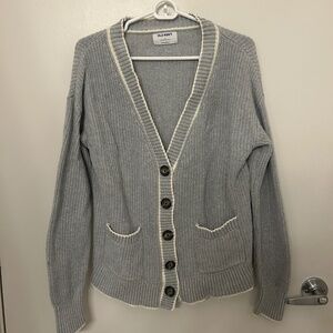 Chunky knit cardigan